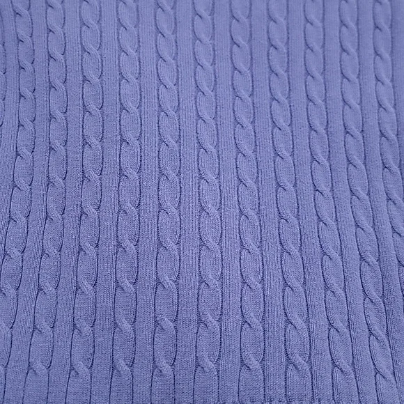 Merona Y2K Cableknit 3/4 sleeves button up Cardigan Size small fits medium EUC - Picture 7 of 11